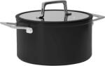FABINI Meda 4.0 Pro fazék, fedővel, 24cm, 5, 5l, fekete (114410152411323)