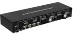 Techly Switch KVM Techly IDATA DP-KVM2, 2x1 DisplayPort , Black (IDATA-DP-KVM2)