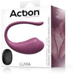 Action - Luvia távirányítható vibrációs tojás (lila) - szeresdmagad