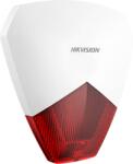 Hikvision Sirena cablata AX PRO de exterior cu flash, led Rosu, IP54 - HIKVISION DS-PS1-R (DS-PS1-R) - rovision