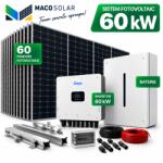 Deye Sistem complet fotovoltaic 60 kw panouri+ 60 kw trifazat + stocare (M-SIS-AC-60-60KW-15)