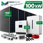 Deye Sistem complet fotovoltaic 100 kw panouri+ 100 kw trifazat + stocare (M-SIS-AC-100-100KW-15)