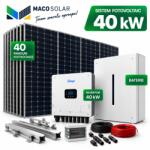 Deye Sistem complet fotovoltaic 40 kw panouri+ 40 kw trifazat + stocare (M-SIS-AC-40-40KW-15)