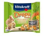 Vitakraft Drops Mini sárgarépás jutalomfalatok törpenyulaknak 40 g
