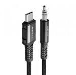 ACEFAST USB-C - 3, 5 mm-es audiokábel Acefast C1-08, 1, 2 m, fekete