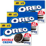 OREO Double Creme dupla vaníliakrémes keksz 3x170 g