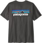 Patagonia Tricou Patagonia P-6 Logo, ink black (S)