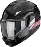 Scorpion Cască de motocicletă Scorpion EXO-TECH II Carbon Viator, flip-up, negru-roz (SCRP180-560-71)