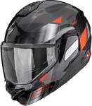 Scorpion Cască de motocicletă Scorpion EXO-TECH II Carbon Drift, flip-up, negru-argintiu-roșu (SCRP180-561-163)