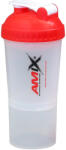 Amix Nutrition Shaker Monster Bottle Color (600 ml, Piros)