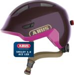 ABUS Smiley 3.0 ACE LED gyerek kerékpáros sisak - lila - M-es méret