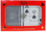 LION Carti de joc 100% Plastic Lion Red 4 Index (412502)