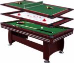 Tat Biliard Multigame 3 in 1 Trikala Green 214x117x81cm Mahon (TRI214-M.GREEN)