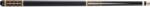 Players Tac Pure X Midnight Black/Natural Maple and Bocote/Thuya Burl Cue with Black Linen Wrap (HXTE19)