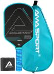 Engelhart Set racheta pickleball+ husa Kronos Raw Cover- Blue (APB-PA016C) Racheta tenis