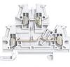 Legrand 037168 Viking3 fázis 4mm2 sorkapocs, szürke, 2 emeletes, csavarral (037168)