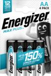 Energizer MAX Plus AA 4 db-os elemcsomag