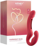 Honey Play Box Box Harmony Duo - App-vezérelt felcsatolható nyelves vibrátor (piros) (710022364430)
