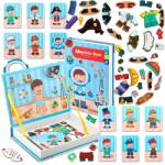 LandToys Mágneses Könyv Jelmez Oktatási Puzzle Kirakó Doboz Szett (LT610)
