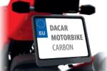 Biketec Motorkerékpár Rendszámtábla Tartó Keret, Karbon Szín
