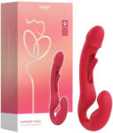 Honey Play Box Box Harmony Duo - okos felcsatolható nyelves vibrátor (piros)