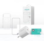 DEVIA Încărcător Rețea Kit complet 4 in 1 pentru iPhone Air, incarcator GaN 30W, husa MagSafe, folie sticla Military-Grade + protectie camera (DVSIRHMIXVIIA)