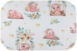 Bergon Színes mintás textil pelenka 70x80 cm-Peppa malac hinta
