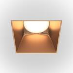 Maytoni modern süllyesztett mennyezeti lámpa share arany mydl05101gu10sqwmg (DL051-01-GU10-SQ-WMG)