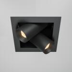 Maytoni modern süllyesztett mennyezeti lámpa magnum fekete mydl094-02-7w3k-b (DL094-02-7W3K-B)