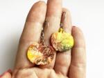 Atellier Wearable Art Cercei Pumpkin Treasures - Model 2