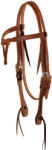 ZILCO Harness Leather Tie Front Browband Kantár
