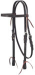 ZILCO Royal King Barbed Wire Tooled Browband Kantár