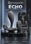 NS Novelties Vibrator prostata Renegade Echo, 10 moduri, telecomanda