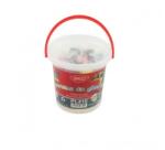 Daco Plastilina modelat, 10 culori, pentru scolari si prescolari, galetusa transport, gramaj 400 grame (PL410)