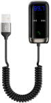 YESIDO Modulator FM Bluetooth, card TF - Yesido receiver (YAU32) - Black (KF2311046)