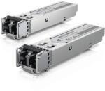 Ubiquiti Module SFP UFiber, multi-mode, conector LC, TX: 850nm, RX: 850nm, 550m, 1Gbps, Pachet de 2 Bucăți (UACC-OM-MM-1G-D-2)