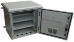  Rack de Exterior IP56, 6U, 60cm x 60cm, 2x ventilator, termostat