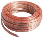  Cablu audio profesional 2x1.5mm Cupru, transparent rola 100M