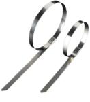  Coliere metalice din inox 8x300mm ( punga 50 buc )
