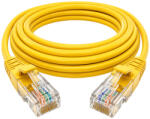  Patchcord cupru CAT6E UTP Galben 1M