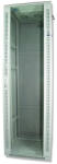  Cabinet Rack 42U Telcoline, 600x800 Gri 19", Usa De Sticla, Montaj Pe Podea