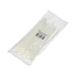 Extralink Coliere plastic 150 x 3mm Albe (100PCS BAG)