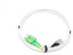  Patchcord Fibra Optica SC/APC-FC/UPC 3mm 2M Alb Duplex