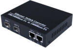  Switch 2 porturi Sfp +2 porturi rj45 gigabit