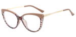 Techsuit Ochelari de Calculator - Techsuit Reflex Metal (F5018-C42) - Nude Leopard (KF2310439)
