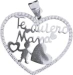 Flippy Pandantiv, Jolie Silver, Argint 925, Model Te Quiero Mama, 24 x 24 mm, 1.7 g (116729)