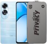 Flippy Folie de Protectie pentru Oppo A60, Flippy, Sticla Securizata ESD Antistatica, Super-X Privacy OG, Margini Negre, 0.30 mm, Transparent Inchis (163245)