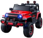Flippy Masina Electrica pentru Copii, Flippy, Off-Road, Conectare Bluetooth, telecomanda, Tractiune Spate, Lumina Intermitenta, Baterie 12V 7Ah, 120 x 63 x 68cm, Rosu (126570)