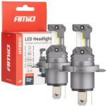 AMiO Set Becuri auto seria HYBRID H4 H19 6000K Canbus 60W AMIO-04114 (AX_04114)