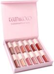 Flippy Set 12 rujuri mate, rezistente la transfer, KevinCoco, 1.85 ml, Cutie Roz